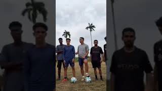 El equipo de Fútbol de la Puntilla de Playa de Santa Fé Cuba #santafecuba #santafe #playa