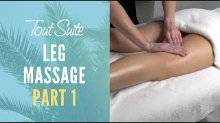 Leg Massage Part 1 (Face down) | Masaje de piernas decúbito promo