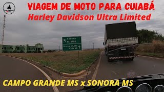 Viagem de moto para Cuiabá MT. Campo Grande MS x Sonora MS.