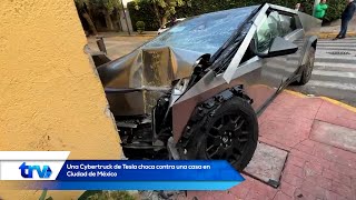 Una Cybertruck de Tesla choca contra una casa en Ciudad de México