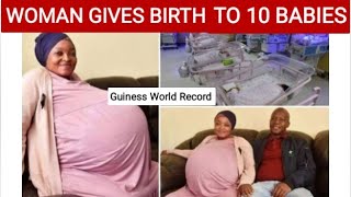 Woman Birth 10 Babies, Same Time South African Breaks Guiness World Record