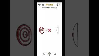 Brain Out Level 209 - Don't hit the bullseye!