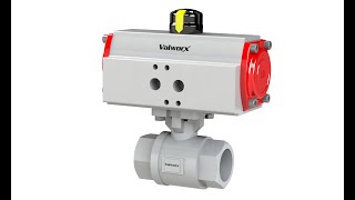 Valworx Air Actuated Stainless Ball Valves- Scotch Yoke