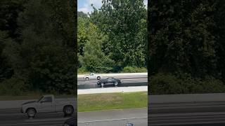 Mustang Does a Wheelie at the Drag Strip #musclecar #dragrace