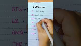 Sms Full forms 💌🔥💯 #learnenglish #education #english