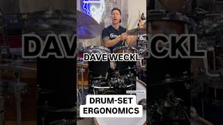 Dave Weckl Drum-Set Review - 3 Ergonomics Lessons #drumset #daveweckl #ergonomics