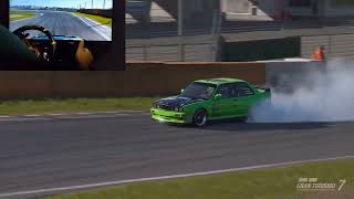 Logitech g29 ps5 drift bmw e30 m3 gran turismo 7