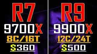 RYZEN 7 9700X vs RYZEN 9 9900X || PC GAMES TEST ||