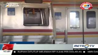 Dua KRL Berbenturan di Stasiun Juanda Pukul 15 30 WIB 2015