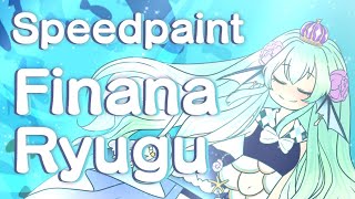 Beautiful Mermaid - SPEEDPAINT - Finana Ryugu