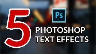 5 CREATIVE PHOTOSHOP TEXT EFFECTS/STYLES! | SHUVO GRAPHICS