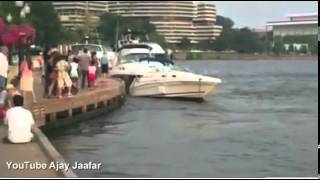 Police boat takes out two yachts for no reason