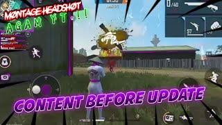 Content before update! Free fire Indonesia