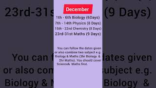 2 Months Study Wise Plan 10th Boards Exam 2022 - 23 #crackexam #timetable