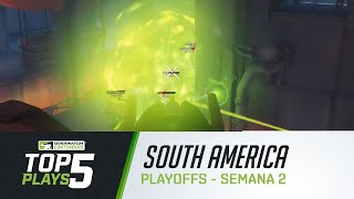 TOP 5 | Contenders South America | Playoffs Semana 2