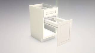 Nelson Cabinetry: Assembly Guide for Single Bin Base Waste Basket Cabinets