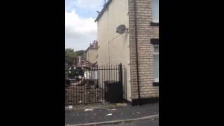 Shaw oldham gas explosion  raw footage