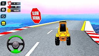 Real Tractor🚜Driving //Amazing Stunt //High jump//High Speed🔥🔥 ✌🫀👈