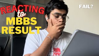 Reacting to my FIRST YEAR MBBS RESULT! | MUHS | Medico YouTuber Failed?