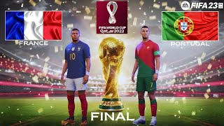 FIFA23 - France vs Portugal | Full Match l WORLD CUP Championship Final | PC™ Gameplay [60]