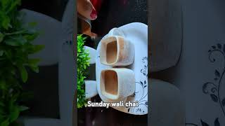 Sunday wali chai #ytviral #funny #ytshortsindia #chailover #moringatea #trendingshorts  #reels