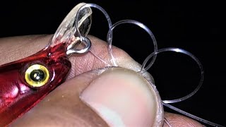 how to tie fly fishing lures to line || best fishing knot for topwater lures || Best Fishing Hd