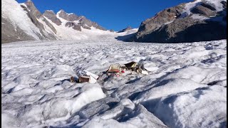 Resti umani e oggetti emergono dai ghiacciai alpini