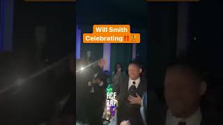 Will Smith Celebrates After Assaulting Chris Rock #shorts #willsmith #chrisrock