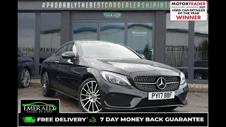 2017 17 MERCEDES-BENZ C-CLASS 2.1 C 250 D 4MATIC AMG LINE PREMIUM PLUS 2D 201 BHP/PY17 BBF