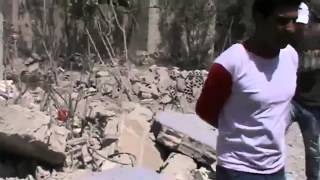 Syria   Assad Missile Attack on Daeel Causes Extensive Destruction 7 May 13 Daraa