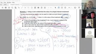 Rules for nth term in a sequence linear modelling class teaching