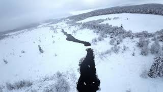 Dji Avata Follow The River Minus 10 Degrees Winter 15 November 2023 Norway