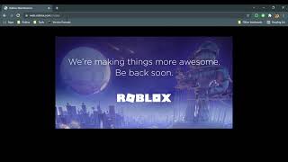 Roblox is still down 10/30/2021 7:19 AM PDT