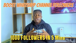 How To Boost WhatsApp Channel Followers