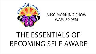 Misc Morning Show 4/11/17 - The Essentials of Becoming Self Aware