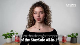 What are the storage temperatures of the StaySafe All-in-1? | StaySafe All-in-1 FAQs