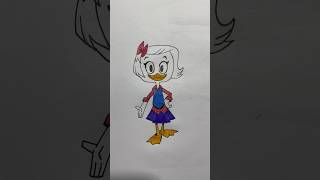 Малюємо Пір‘їнка Вандеркряк #shortvideo #drawing #shortsvideo #shorts #ducktales