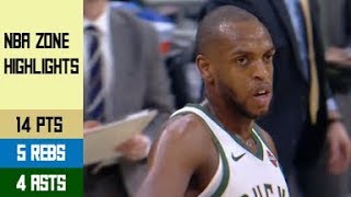 Khris Middleton Highlights vs Pistons FRG1 - 14 Pts, 5 Rebs, 4 Asts (14.04.19)