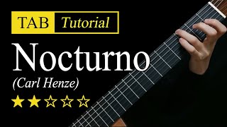 (Henze) Nocturno - Guitar Lesson + TAB