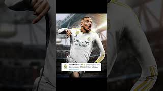 Real Madrid announced the transfer of Kylian Mbappe #realmadrid #mbappe #laliga #ucl #uefa #fifa