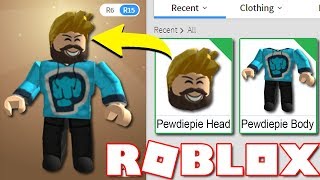 BECOMING PEWDIEPIE IN ROBLOX YOUTUBE SIMULATOR!!