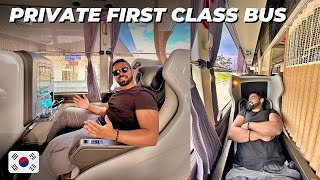 Private room in Korea’s FIRST CLASS sleeper bus to Seoul | Indian in Korea | Ep 10