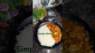 🍛simple dinner 😋#dinner #odiafood #shortsfeed #youtubeshorts #viral