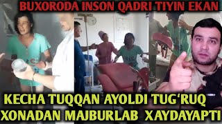 TUGʻRUQ XONADAN MAJBURLANIB XAYDALGAN ONA VA CHAQALOQ BUXORO