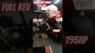 Dyno Test - ❤️‍🔥195hp Kawasaki Ninja ZX-10R #kawasaki #ninja #dynotest #dyno