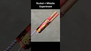 Diwali Rocket Experiment Whistle Rocket #shorts #diwali #new