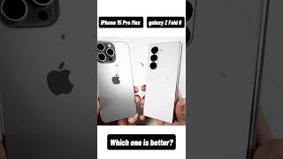 iPhone 15 Pro Max vs Samsung Galaxy Z Fold 6 PUBG Speed Test #shorts#viralshorts#speedtest