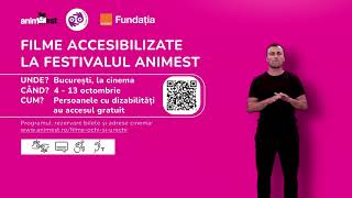 Filme accesibilizate la Festivalul Animest