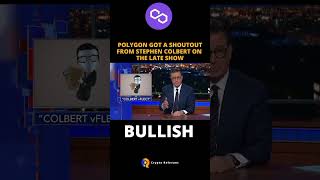 Matic (polygon) getting a huge shout-out on the Colbert show!”… Tag your friends … S... #shorts