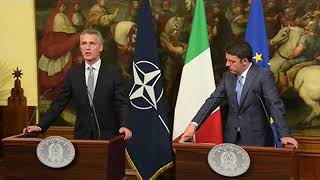 NATO Secretary General with Prime Minister of Italy